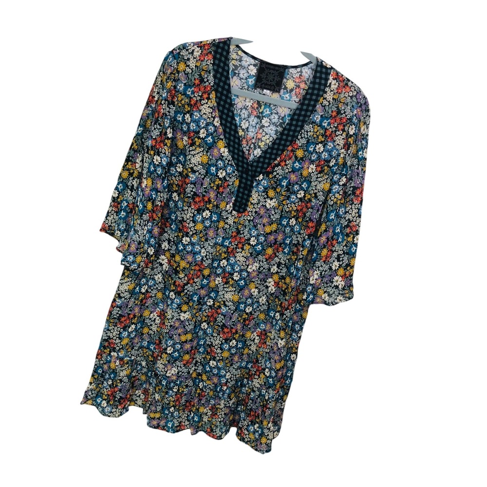 Johnny Was Jade Love Divina Dress Bell Slv Ruffle Boho Gypsy Cottagecore Women M
